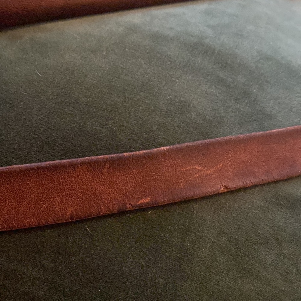 Awesome vintage leather bag! 1970's - Picture 10 of 13
